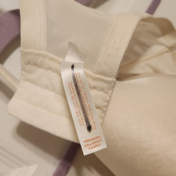 CACIQUE 46DD Cream Full Coverage Bra WHIT UNDERWIRE. - Picture 7 of 7